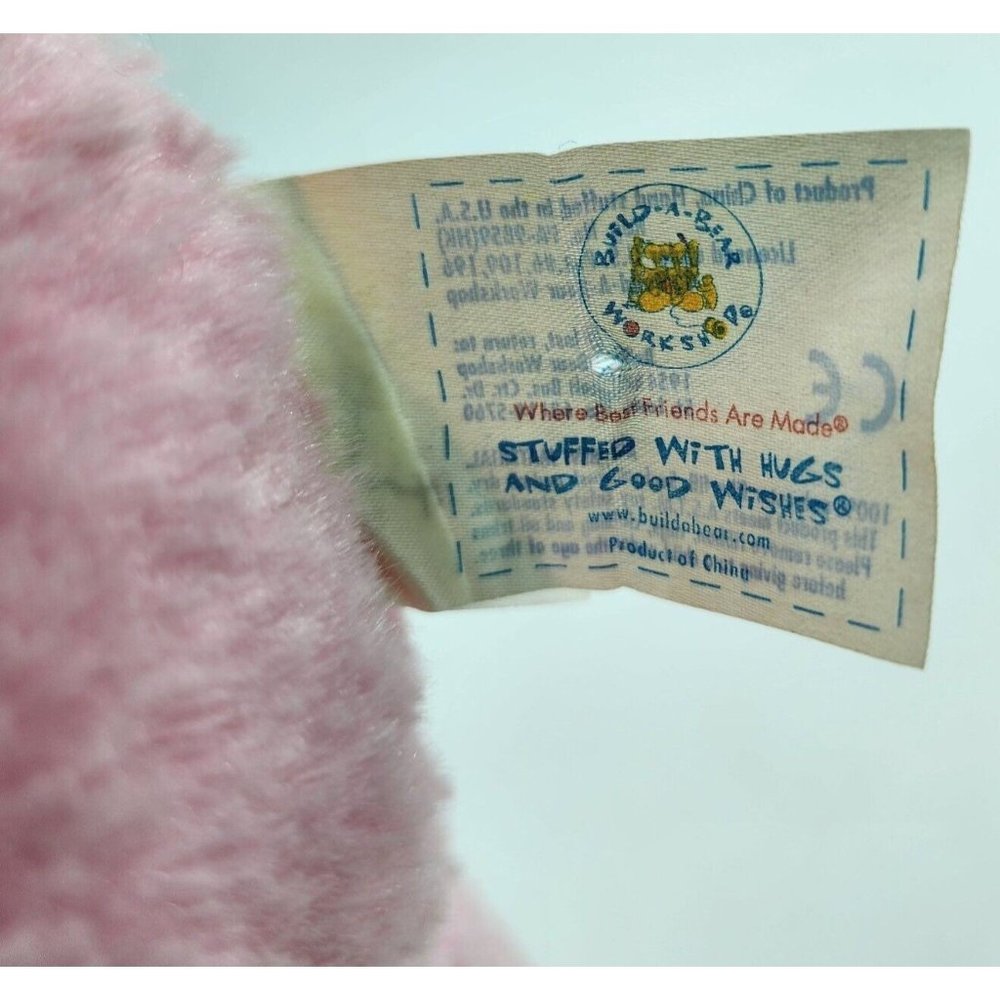 Build A Bear BAB Hello Kitty Sanrio Pink Waffle Plush Missing Bow 2011 Retired - Picture 6 of 12